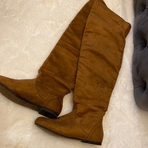Brown Thigh High Boots